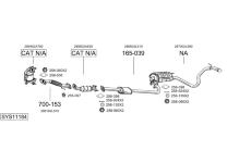 Výfukový systém BOSAL SYS11184