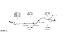 Výfukový systém BOSAL SYS11186