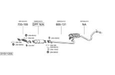 Výfukový systém BOSAL SYS11205