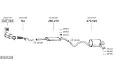 Výfukový systém BOSAL SYS11219