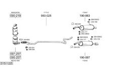 Výfukový systém BOSAL SYS11225