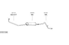 Výfukový systém BOSAL SYS11236
