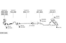 Výfukový systém BOSAL SYS11243