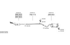Výfukový systém BOSAL SYS11275