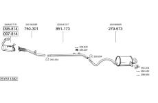 Výfukový systém BOSAL SYS11282