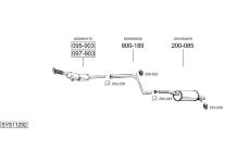 Výfukový systém BOSAL SYS11292