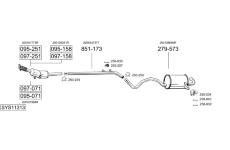 Výfukový systém BOSAL SYS11313