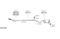 Výfukový systém BOSAL SYS11355