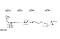 Výfukový systém BOSAL SYS11360