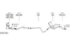 Výfukový systém BOSAL SYS11391