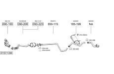 Výfukový systém BOSAL SYS11398