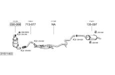 Výfukový systém BOSAL SYS11403