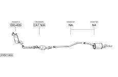 Výfukový systém BOSAL SYS11433