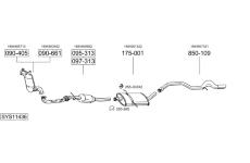 Výfukový systém BOSAL SYS11436