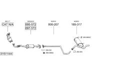 Výfukový systém BOSAL SYS11444