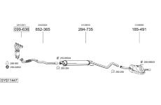 Výfukový systém BOSAL SYS11447