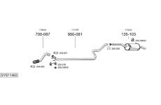 Výfukový systém BOSAL SYS11463