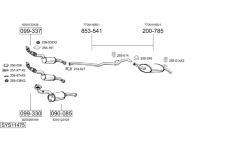 Výfukový systém BOSAL SYS11475