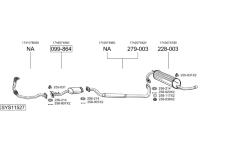 Výfukový systém BOSAL SYS11527