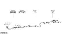 Výfukový systém BOSAL SYS11568