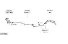 Výfukový systém BOSAL SYS11601