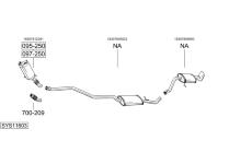 Výfukový systém BOSAL SYS11603