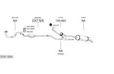 Výfukový systém BOSAL SYS11634
