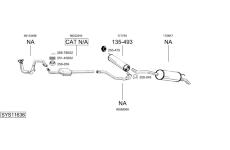 Výfukový systém BOSAL SYS11636