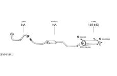 Výfukový systém BOSAL SYS11641