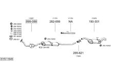 Výfukový systém BOSAL SYS11649
