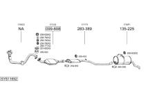 Výfukový systém BOSAL SYS11652