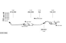 Výfukový systém BOSAL SYS11654