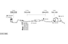 Výfukový systém BOSAL SYS11669