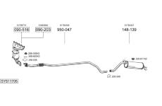 Výfukový systém BOSAL SYS11705