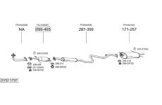 Výfukový systém BOSAL SYS11797