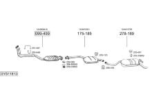Výfukový systém BOSAL SYS11813