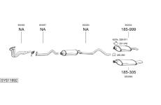 Výfukový systém BOSAL SYS11892