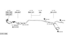 Výfukový systém BOSAL SYS11906