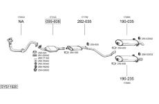 Výfukový systém BOSAL SYS11920