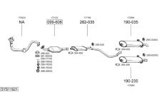 Výfukový systém BOSAL SYS11921