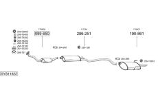 Výfukový systém BOSAL SYS11922