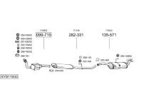 Výfukový systém BOSAL SYS11933