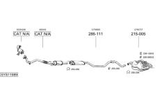 Výfukový systém BOSAL SYS11989