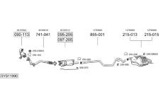 Výfukový systém BOSAL SYS11990