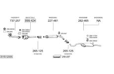 Výfukový systém BOSAL SYS12005