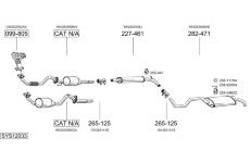 Výfukový systém BOSAL SYS12033