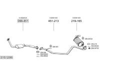 Výfukový systém BOSAL SYS12099