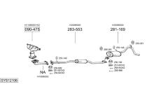 Výfukový systém BOSAL SYS12106