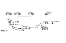 Výfukový systém BOSAL SYS12118