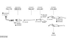 Výfukový systém BOSAL SYS12142